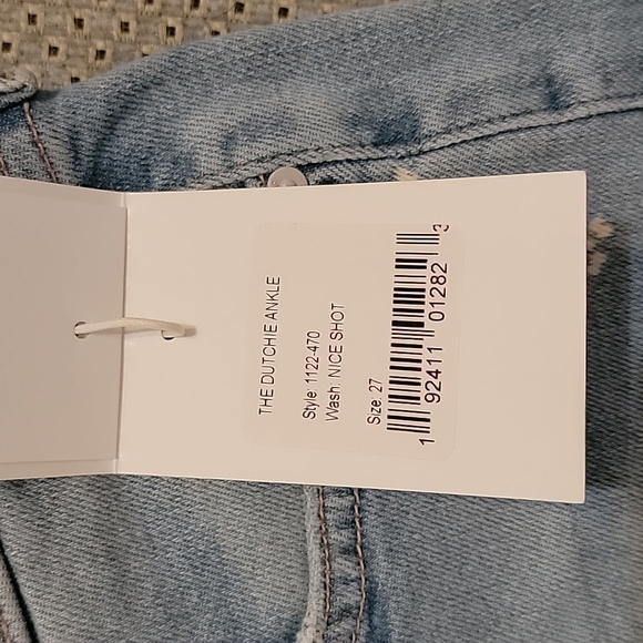 MOTHER "The Dutchie" Ankle Jean-Nice Shot Avail Sizes:27 & 29 - Picture 15 of 16